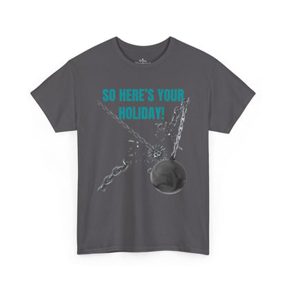 Blink 182 T-Shirt So Here’s Your Holiday T-Shirt, Song Tee Atlas Wanderlust