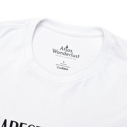 Budapest Hungary Coordinates T-Shirt, Modern Travel Tee Atlas Wanderlust