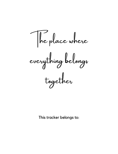 Track Passwords, Account Info, & Major Purchases, Nature Atlas Wanderlust