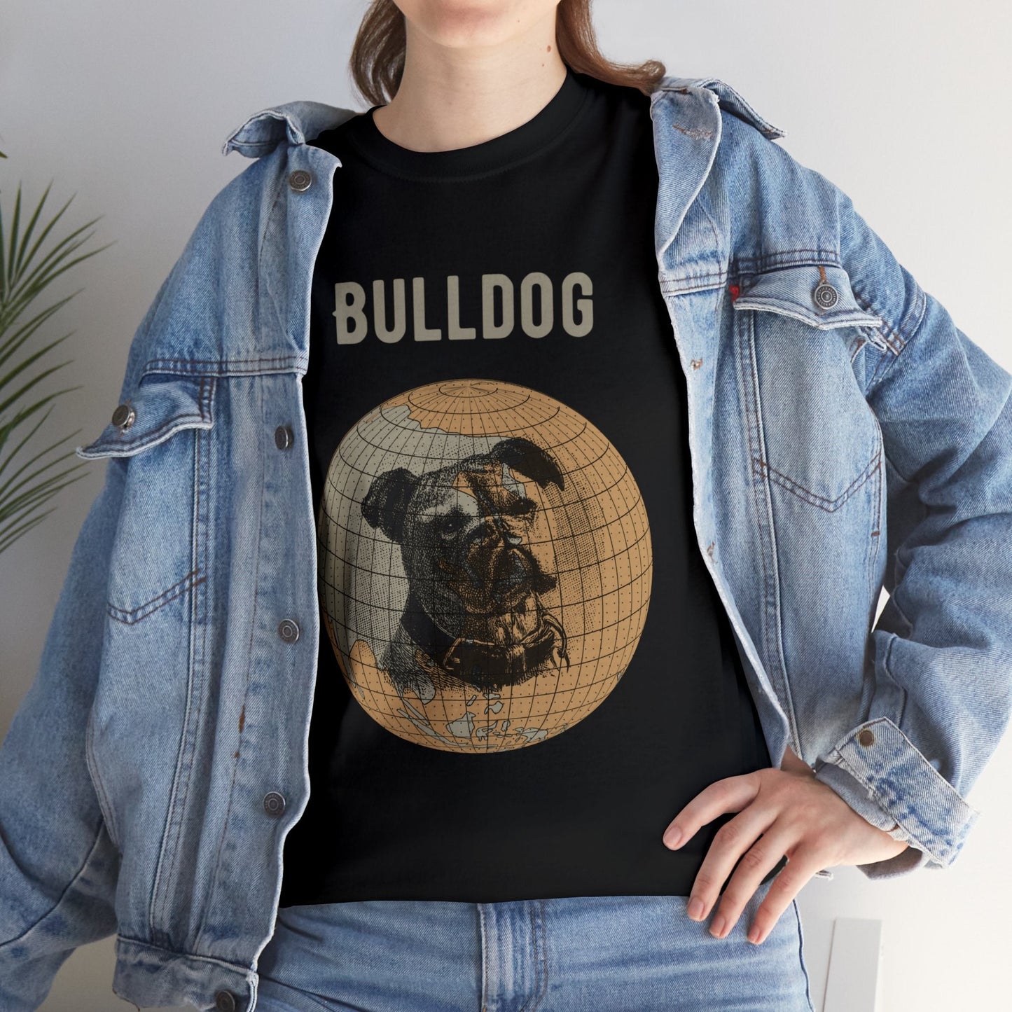 French BulldogT-Shirt, Old-World Map Tee Atlas Wanderlust