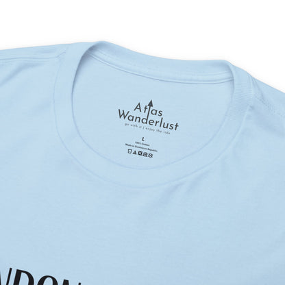 London England Coordinates T-Shirt, Modern Angophile Tee Atlas Wanderlust