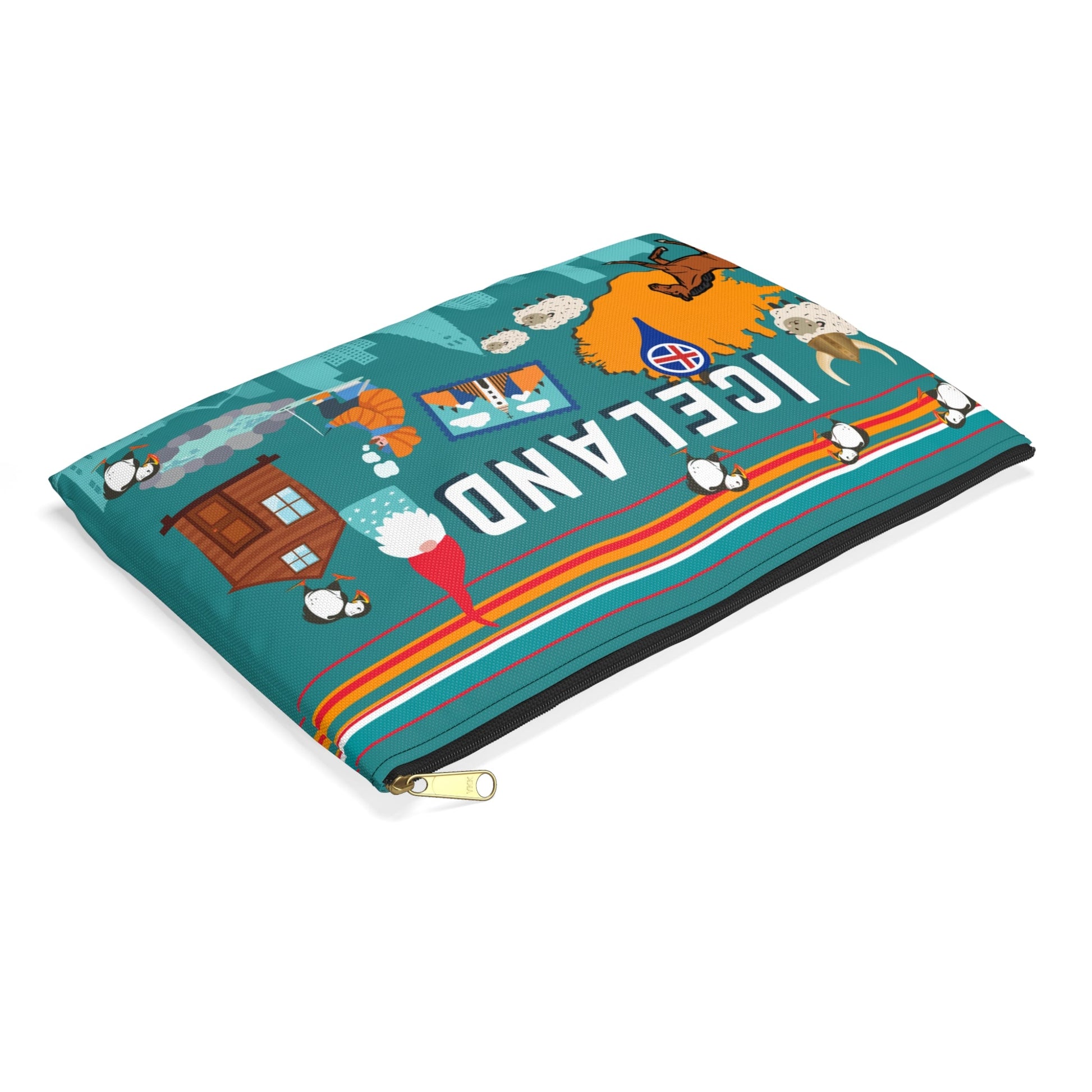 Iceland Accessory Pouch, Reykjavik Bag Atlas Wanderlust