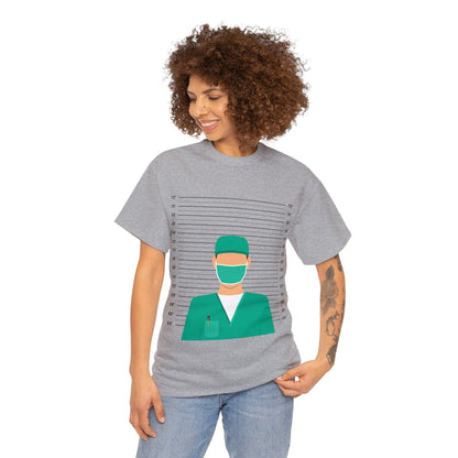 Dr. Mugshot T-Shirt, Funny Physician Tee Atlas Wanderlust
