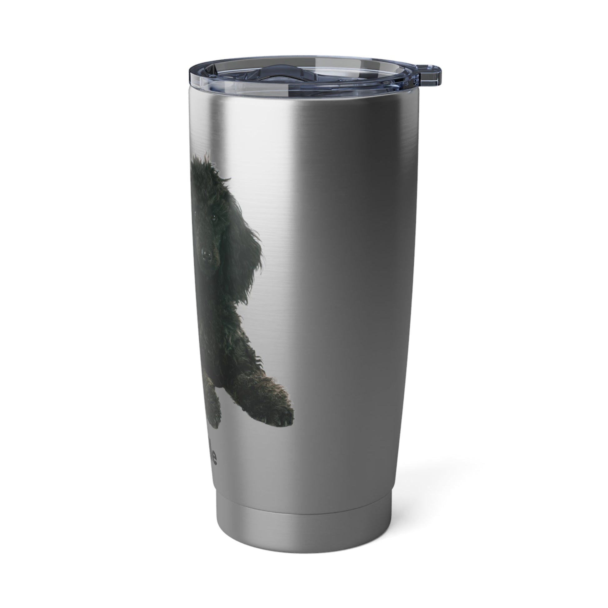Poodle Tumbler, Spoo, 20 oz Stainless Steel Atlas Wanderlust
