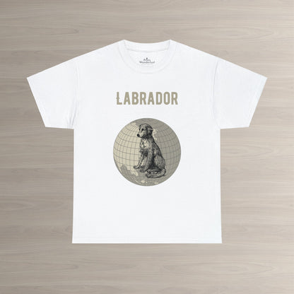 Labrador RetrieverT-Shirt, Old-World Map Tee Atlas Wanderlust
