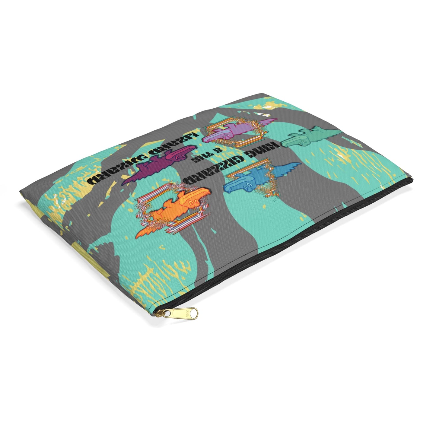 King Gizzard & the Lizard Wizard Accessory Pouch, KGLW Bag Atlas Wanderlust