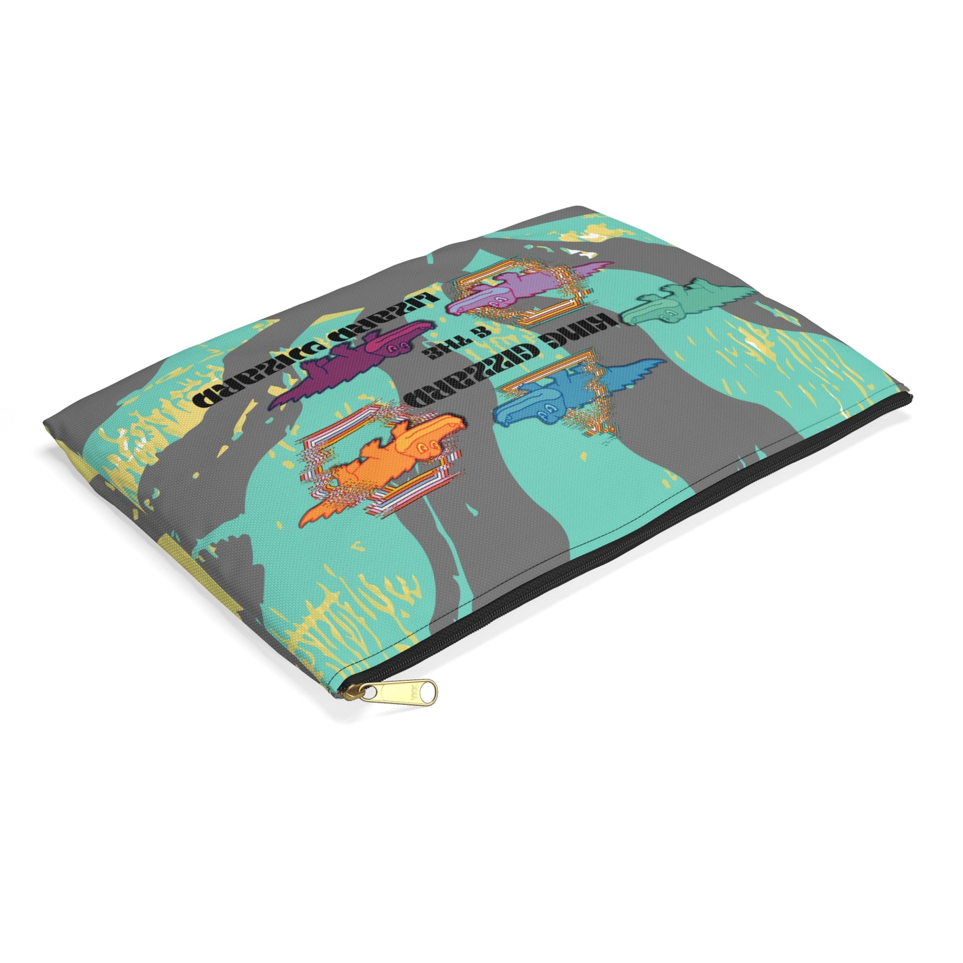 King Gizzard & the Lizard Wizard Accessory Pouch, KGLW Bag Atlas Wanderlust