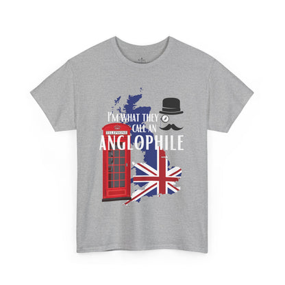 Anglophile unisex short sleeve shirt featuring London England inspired classic fit design