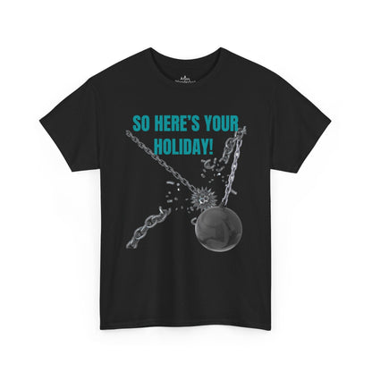 Blink 182 T-Shirt So Here’s Your Holiday T-Shirt, Song Tee Atlas Wanderlust