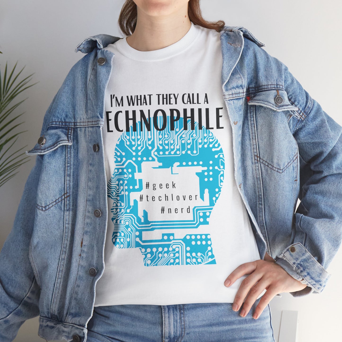 Technophile unisex short sleeve shirt for tech lovers and geeks with modern design