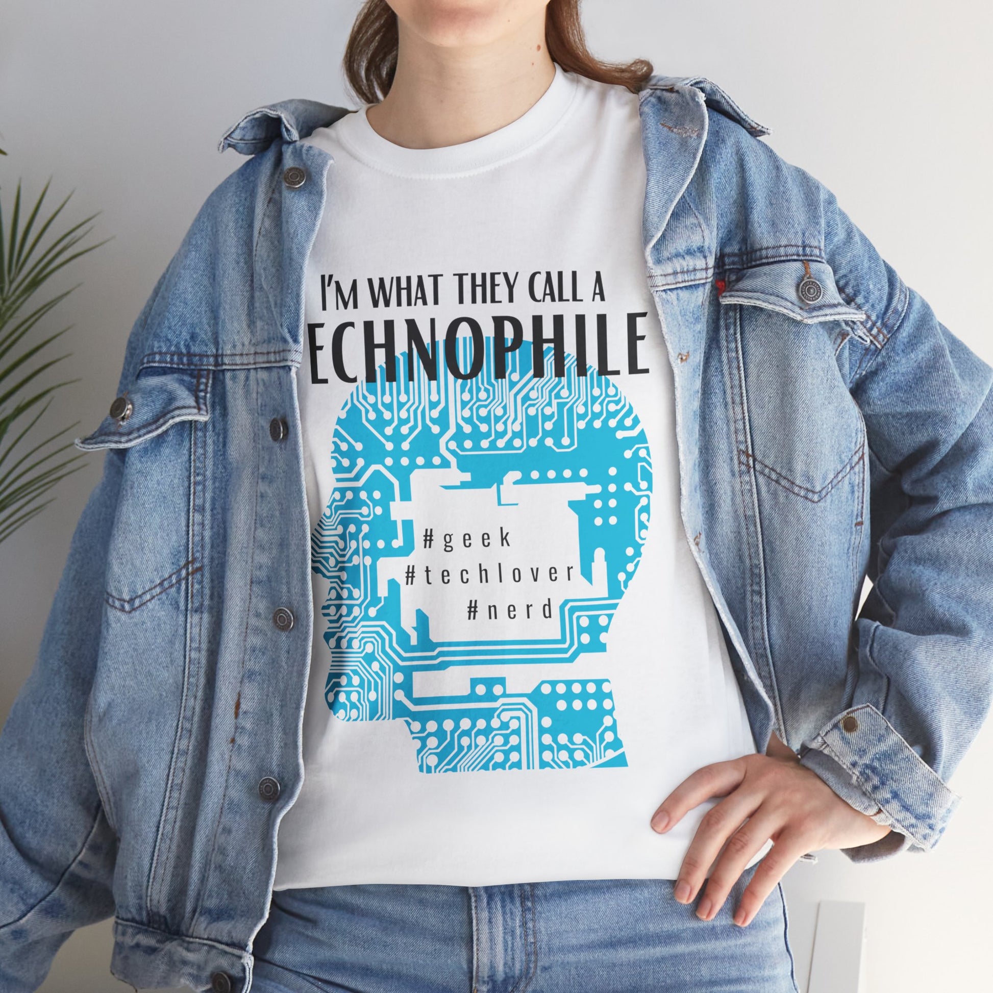 Technophile unisex short sleeve shirt for tech lovers and geeks with modern design