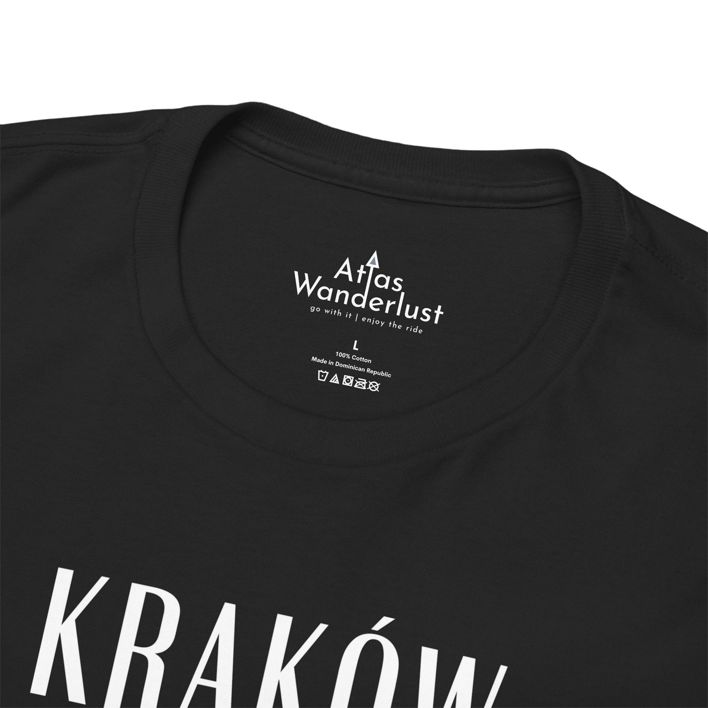 Krakow, Poland Coordinates T-Shirt Unisex Atlas Wanderlust