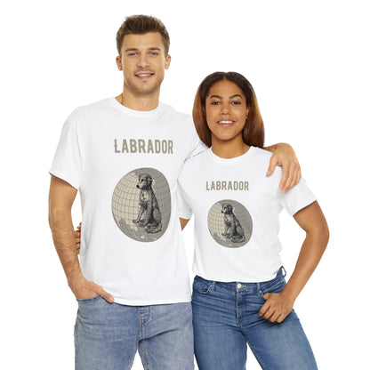 Labrador RetrieverT-Shirt, Old-World Map Tee Atlas Wanderlust