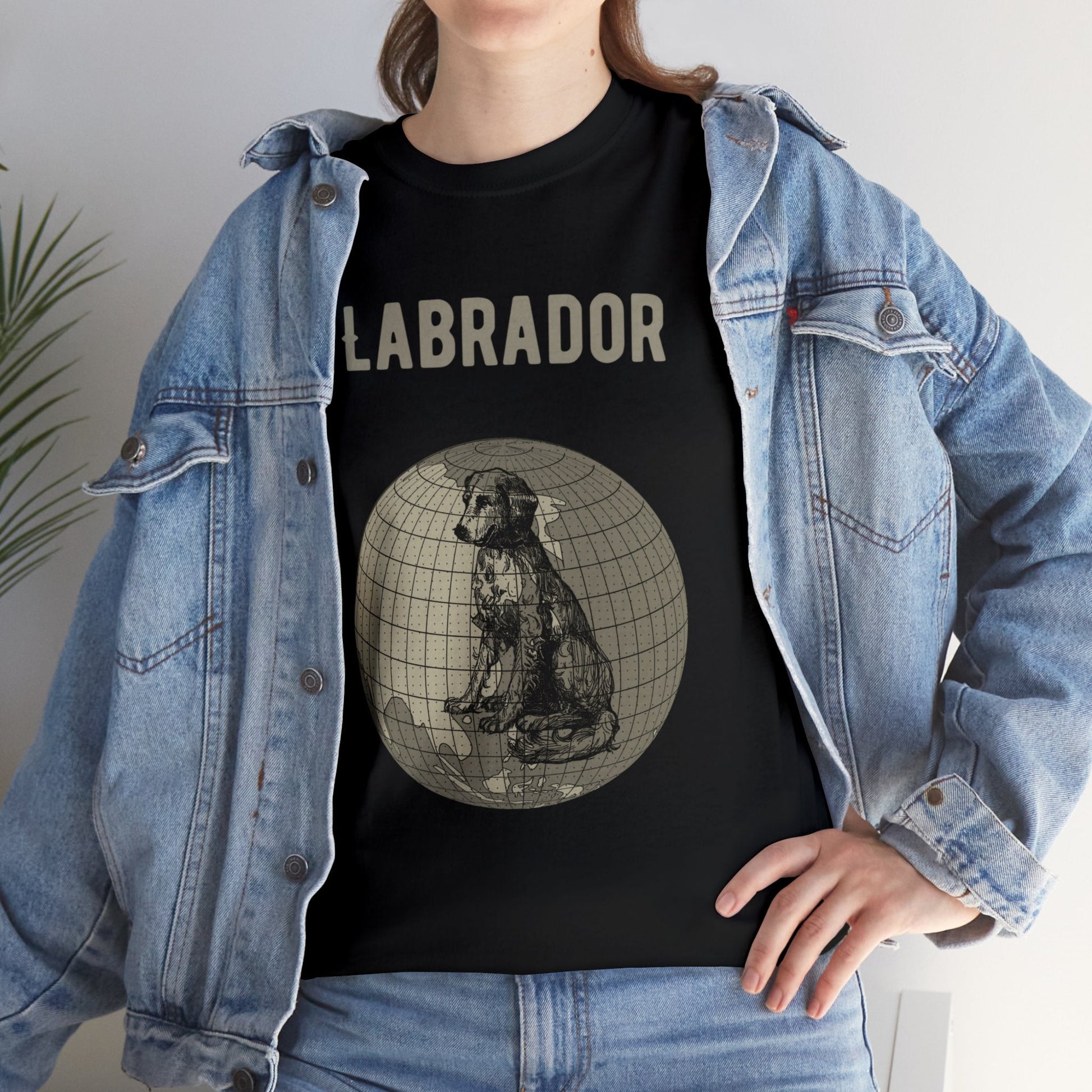 Labrador RetrieverT-Shirt, Old-World Map Tee Atlas Wanderlust