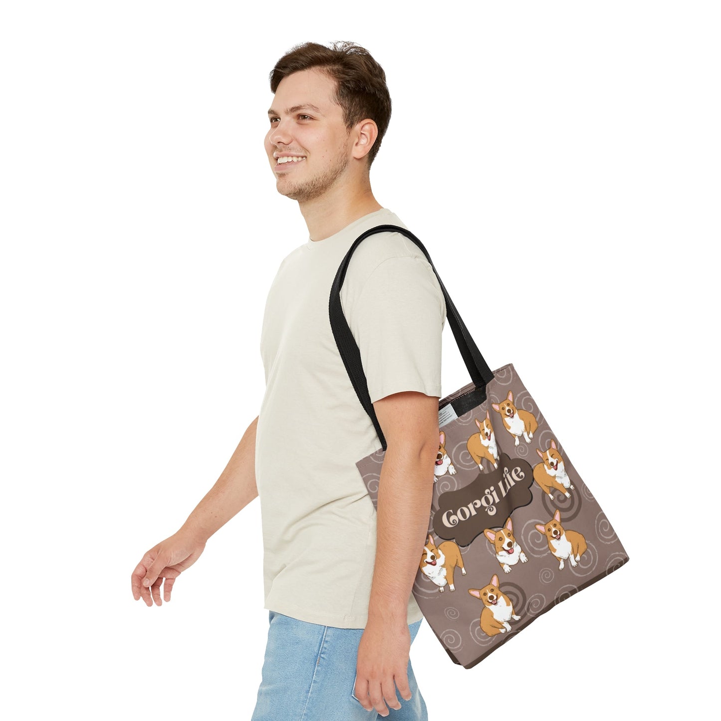 Corgi Tote Atlas Wanderlust