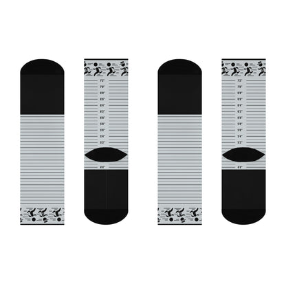 Jailbird Socks! Unisex One Size Stretchy Atlas Wanderlust