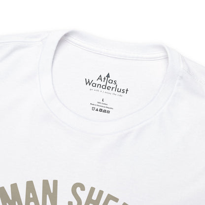 German Shepherd T-Shirt, Old- World Map Tee Atlas Wanderlust