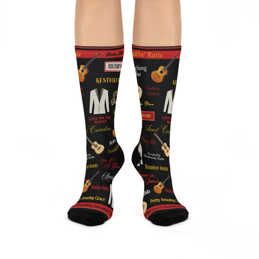 Neil Diamond Beautiful Noise unisex socks with music-inspired original design