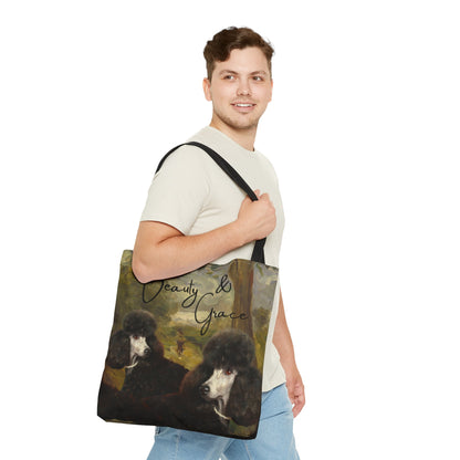 Poodle Tote, Renoir Style Atlas Wanderlust