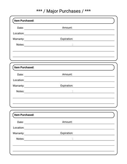 Track Passwords, Account Info, & Major Purchases, Orange Atlas Wanderlust