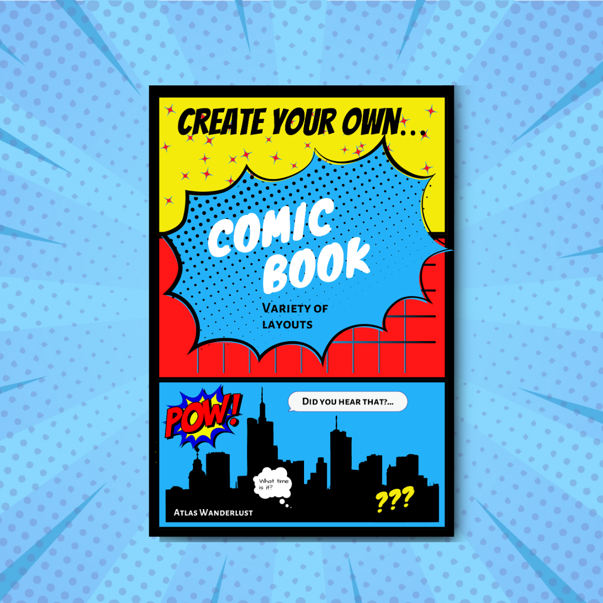 Create Your Own Comic Book Atlas Wanderlust