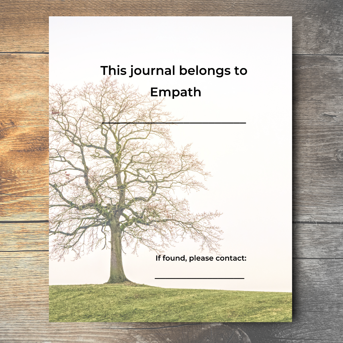 Journal of an Empath: Intuitive / Sensitive / Empathetic Atlas Wanderlust