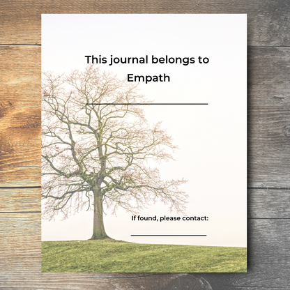 Journal of an Empath: Intuitive / Sensitive / Empathetic Atlas Wanderlust