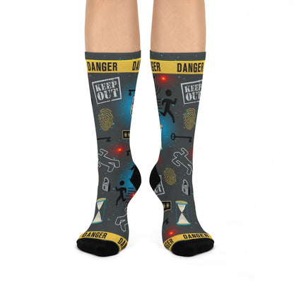 Escape Room Socks Unisex Stretchy Atlas Wanderlust