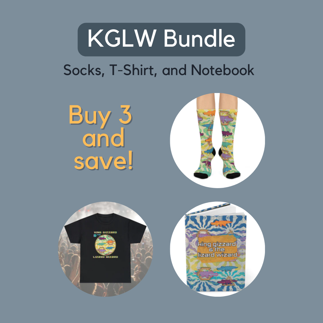 King Gizzard & the Lizard Wizard Notebook Atlas Wanderlust