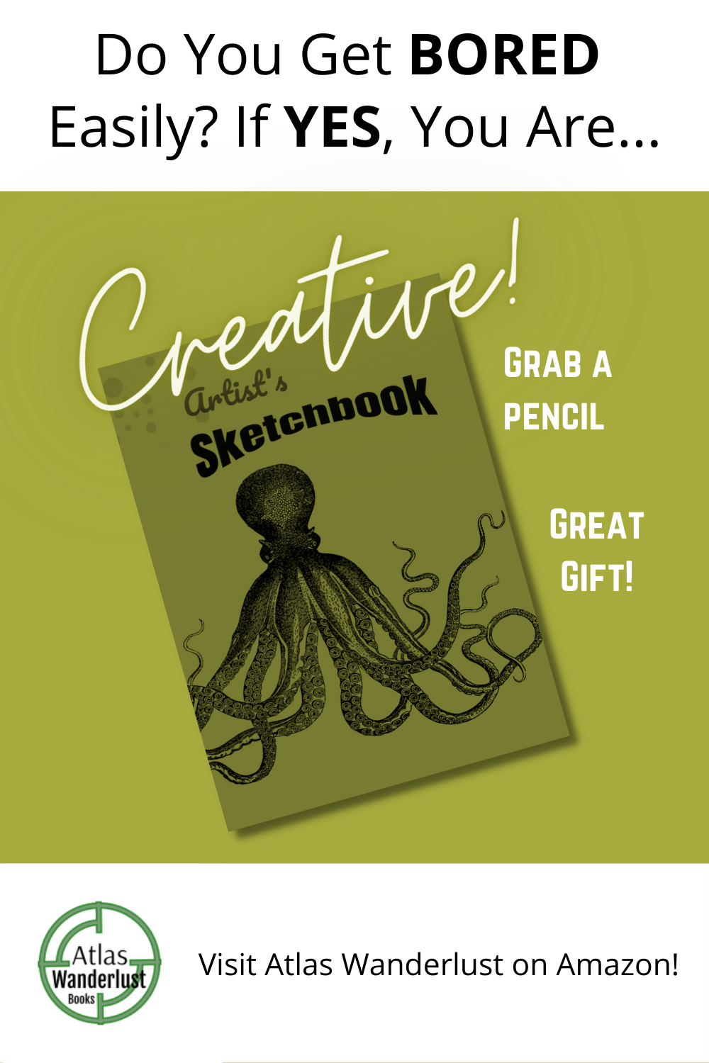 Octopus Sketchbook Atlas Wanderlust
