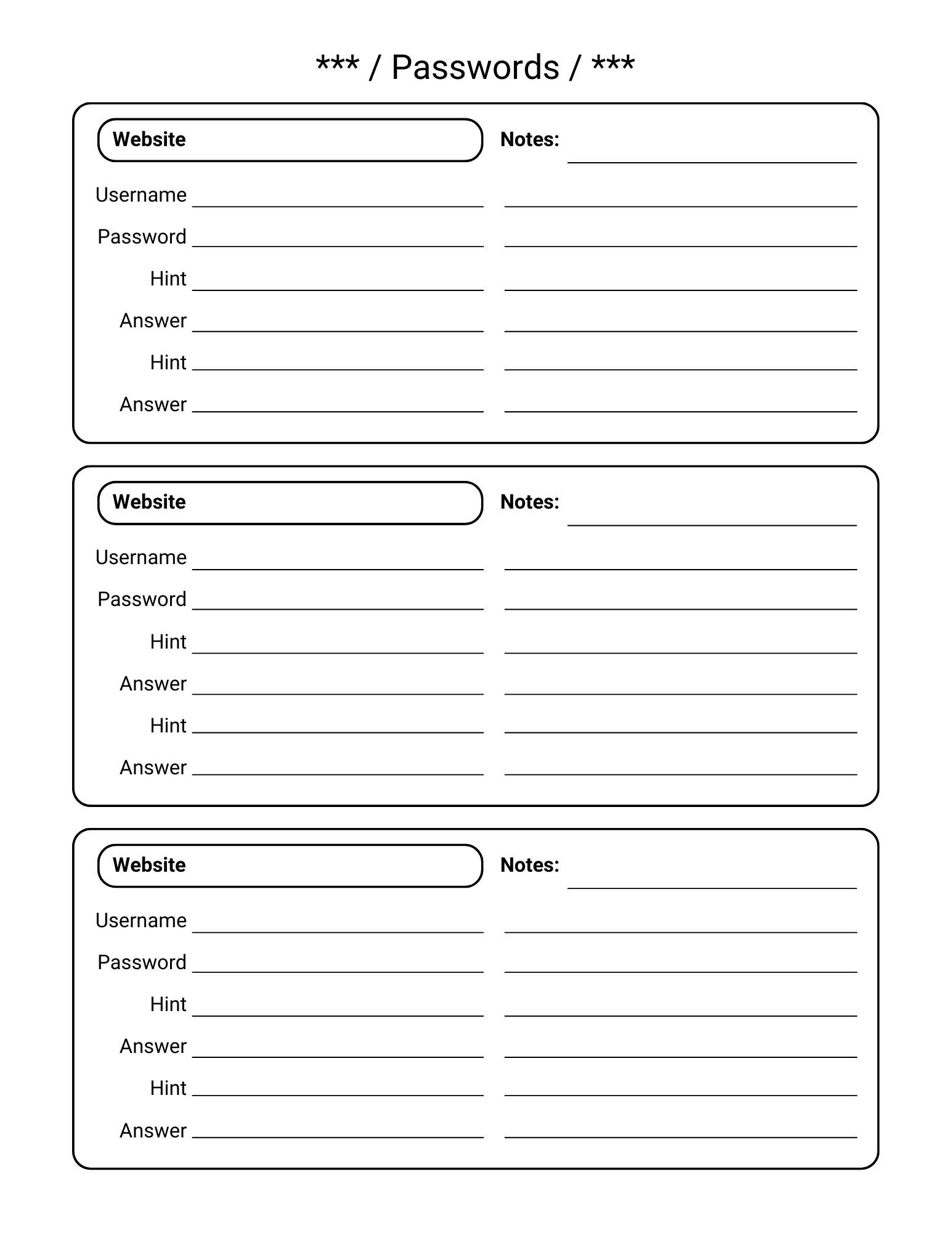 Track Passwords, Account Info, & Major Purchases, Nature Atlas Wanderlust
