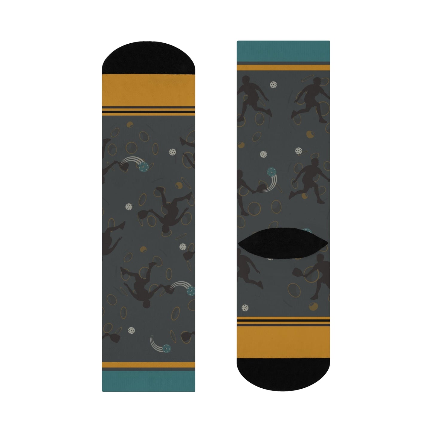 Pickleball Socks Game Unisex Adult Stretchy Mid Calf Original Atlas Wanderlust