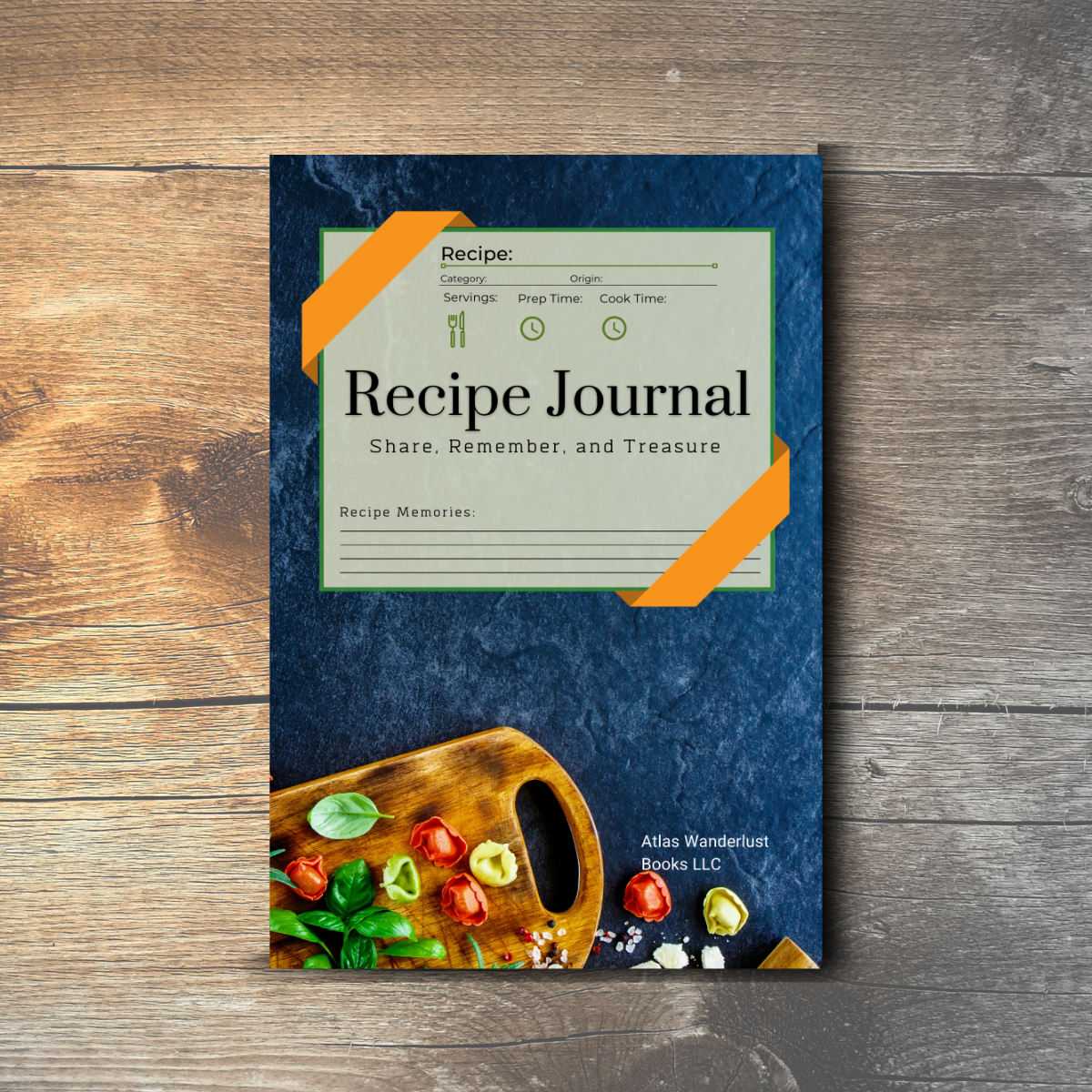 Recipe Journal Atlas Wanderlust