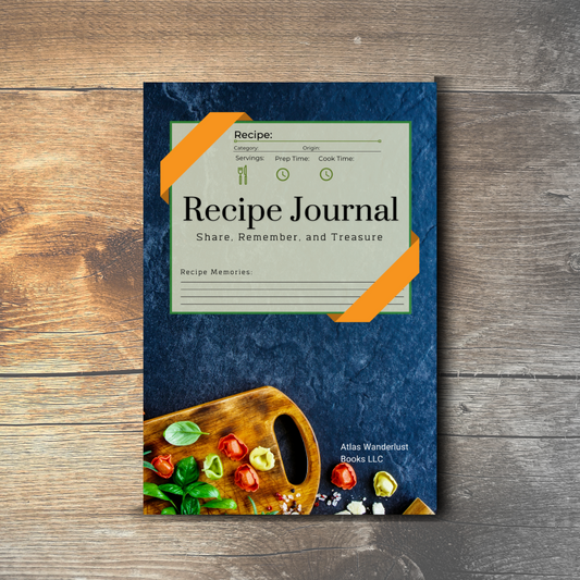 Recipe Journal Atlas Wanderlust