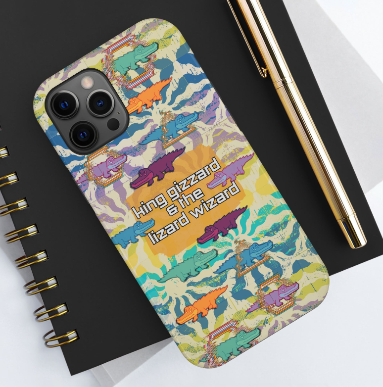King Gizzard & the Lizard Wizard iPhone Case Atlas Wanderlust