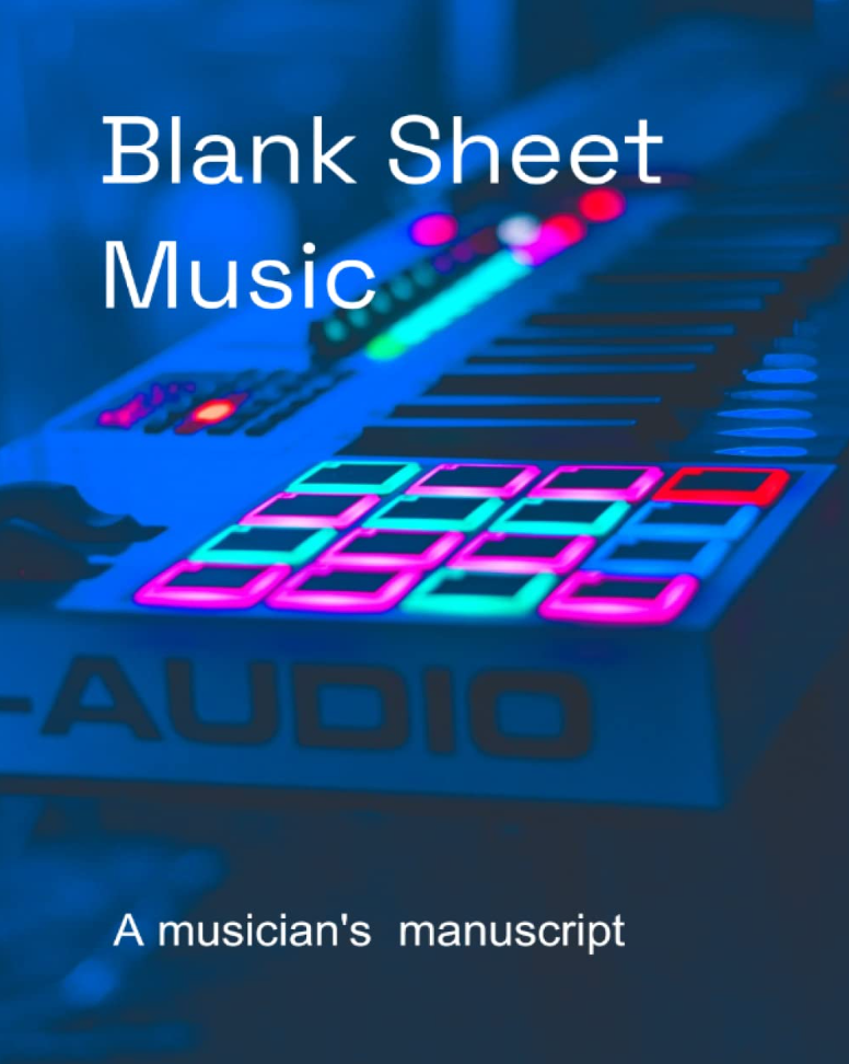 Blank Sheet Music Synthesizer Atlas Wanderlust