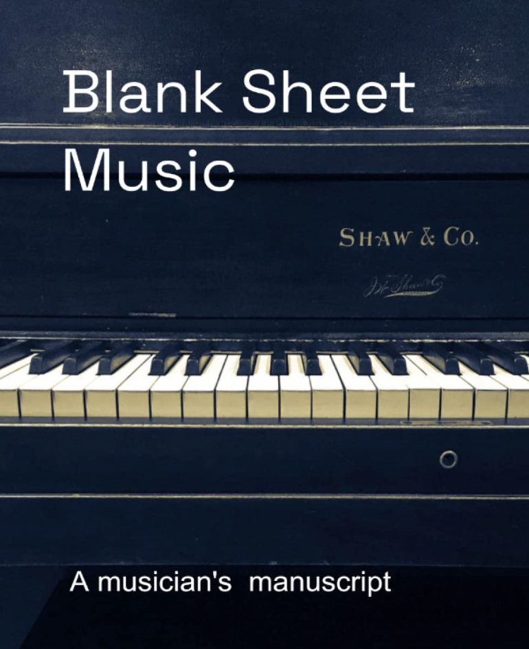 Blank Sheet Music Piano Atlas Wanderlust