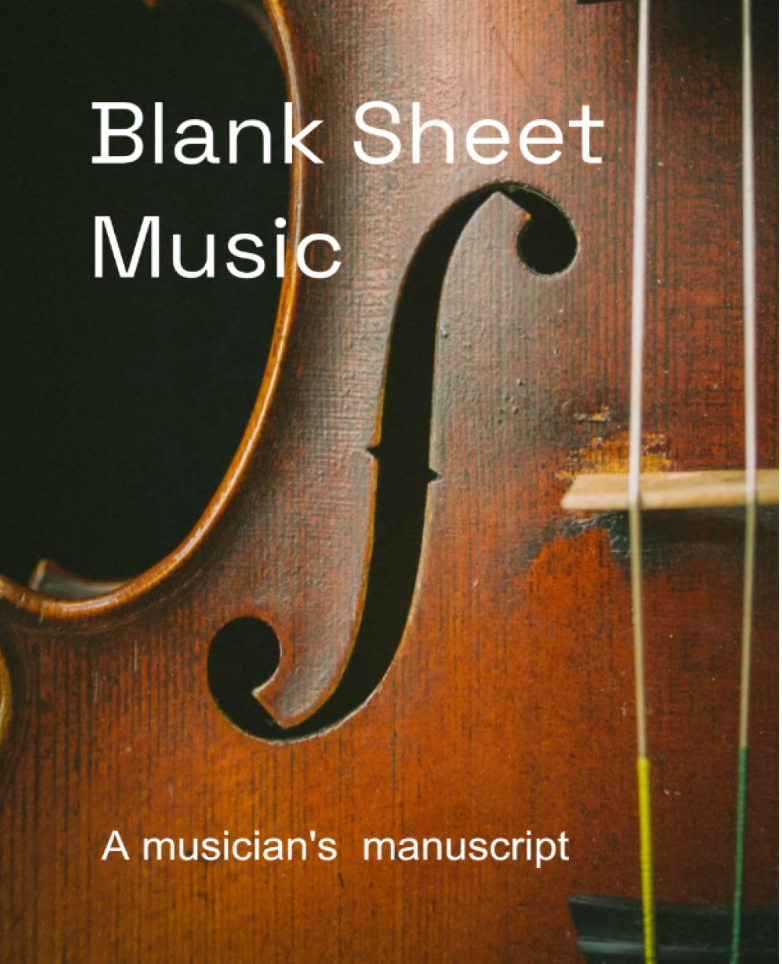 Blank Sheet Music Violin Atlas Wanderlust