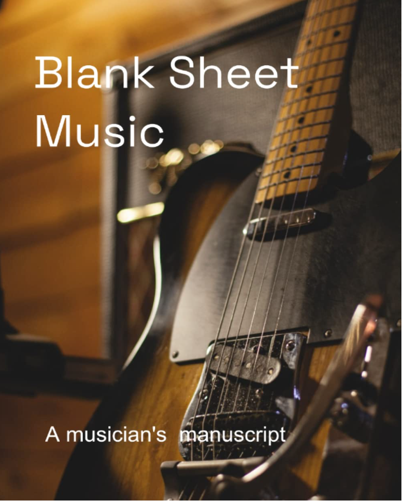 Blank Sheet Music Guitar Atlas Wanderlust