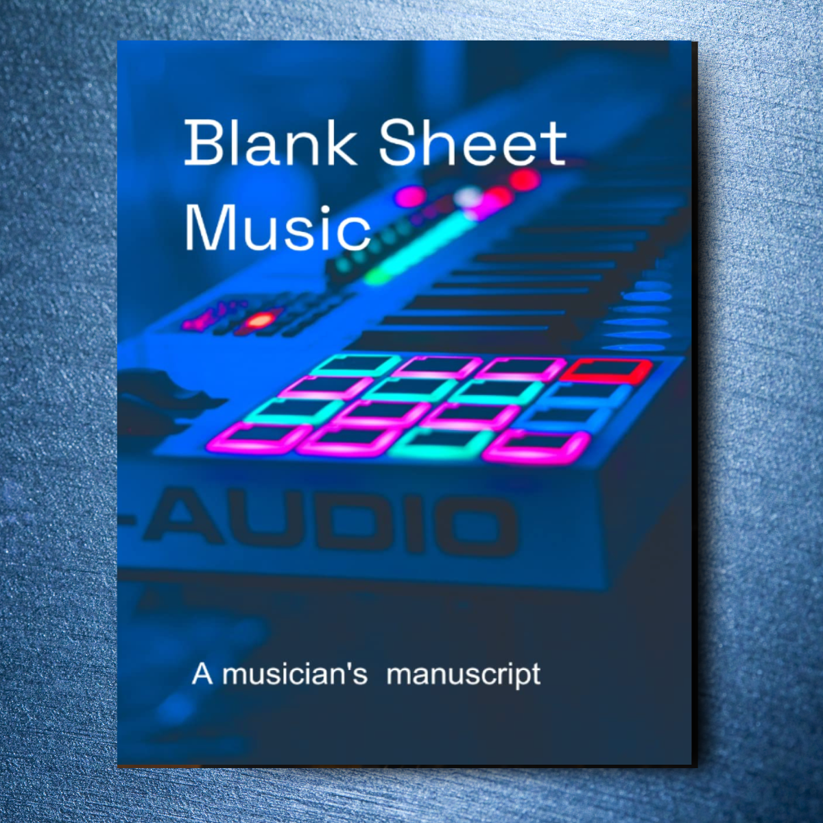 Blank Sheet Music Synthesizer Atlas Wanderlust