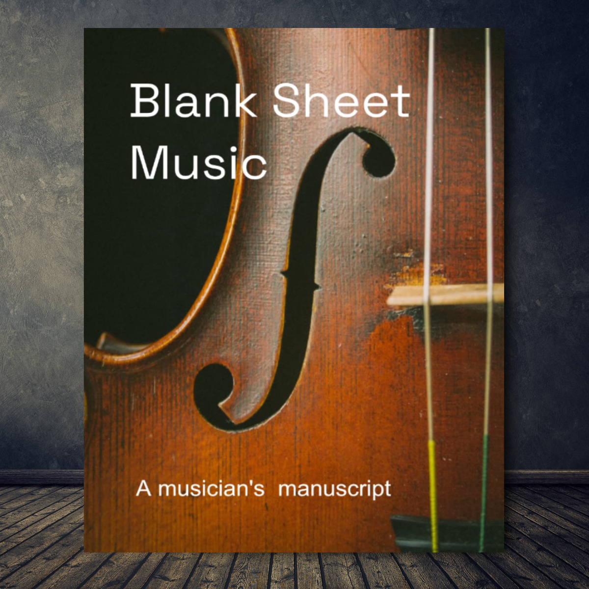 Blank Sheet Music Violin Atlas Wanderlust