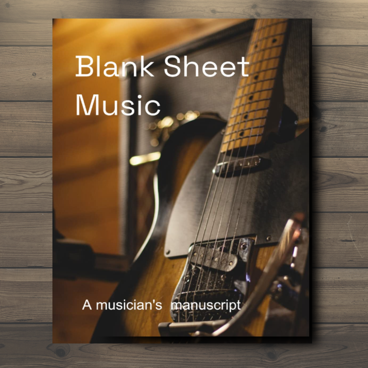 Blank Sheet Music Guitar Atlas Wanderlust