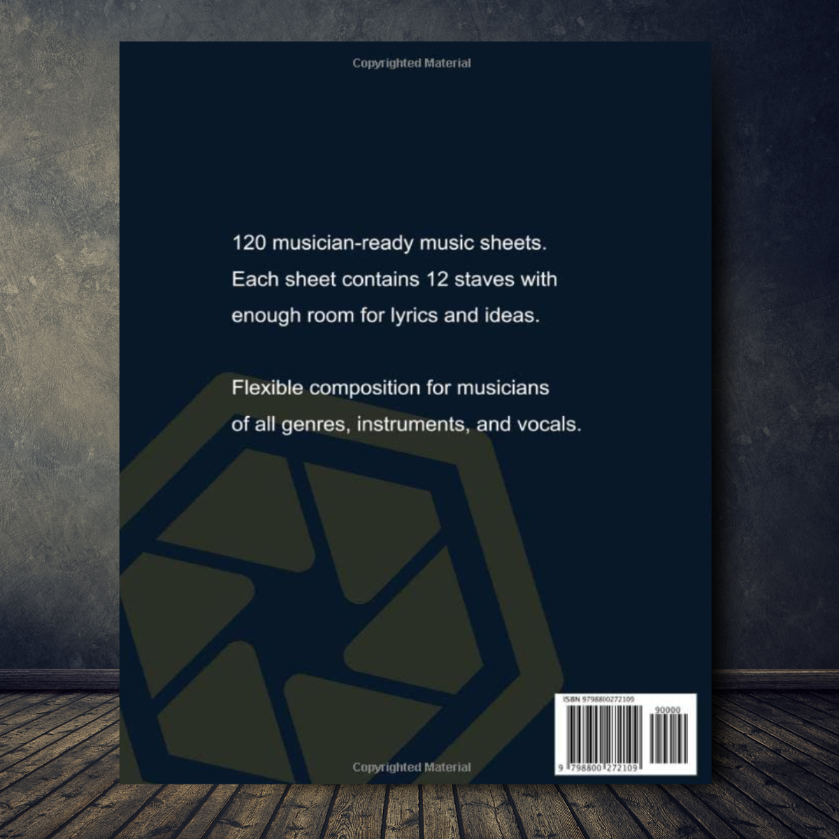 Blank Sheet Music Piano Atlas Wanderlust