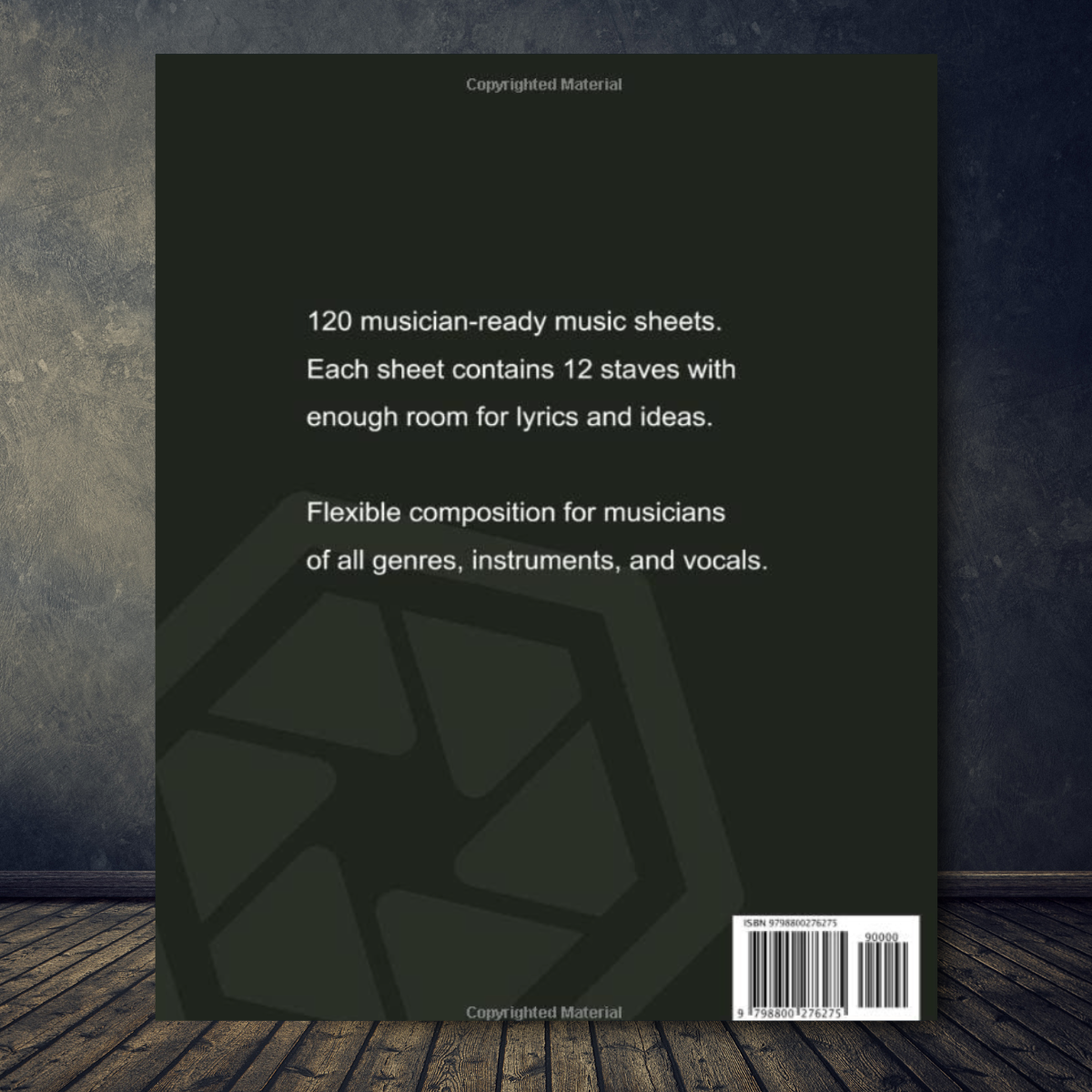 Blank Sheet Music Violin Atlas Wanderlust