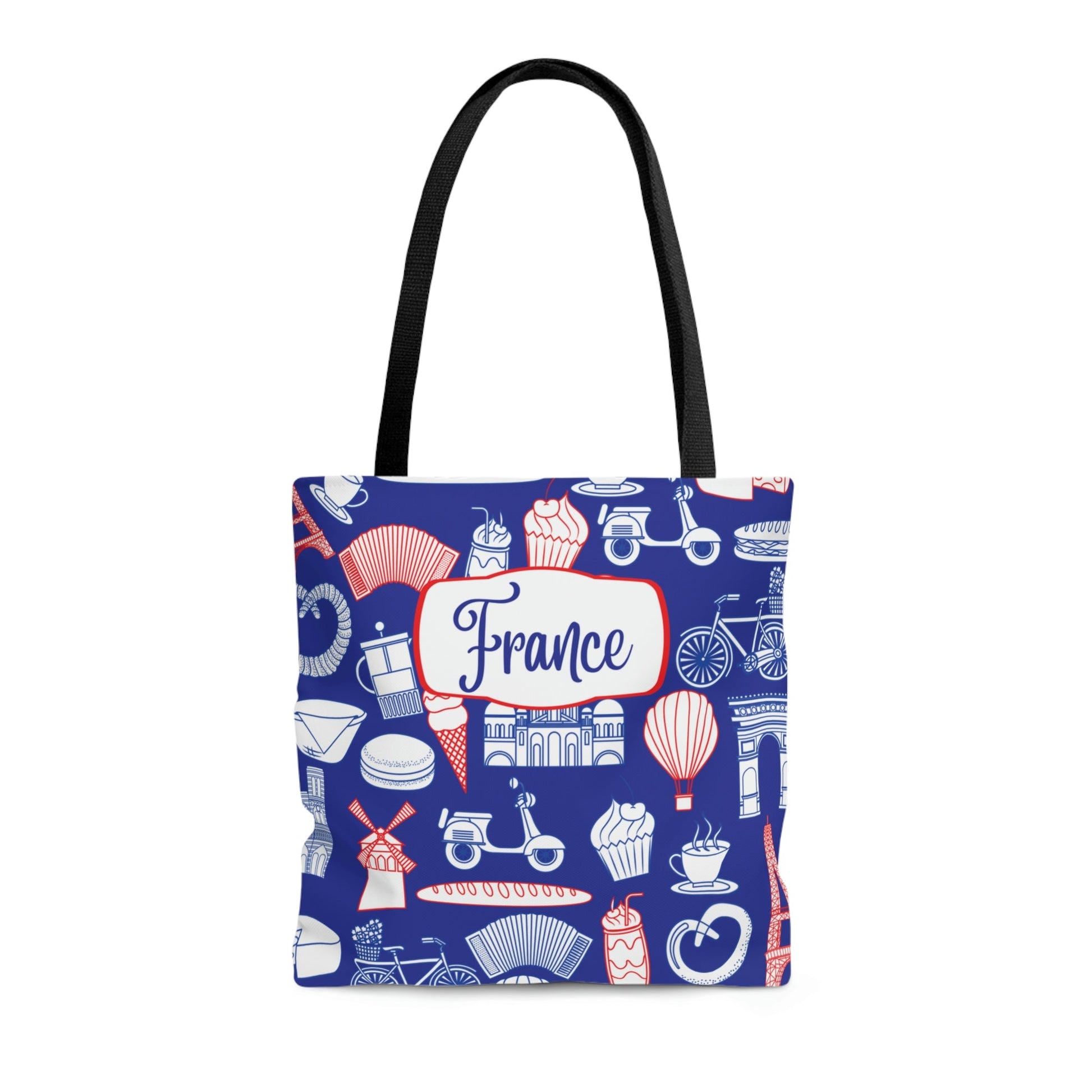 French Tote, Bon Jour Atlas Wanderlust