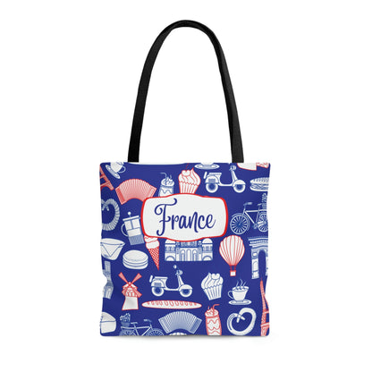 French Tote, Bon Jour Atlas Wanderlust