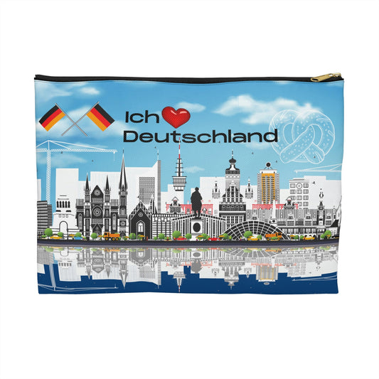 Germany Accessory Pouch, Deutschland Bag Atlas Wanderlust