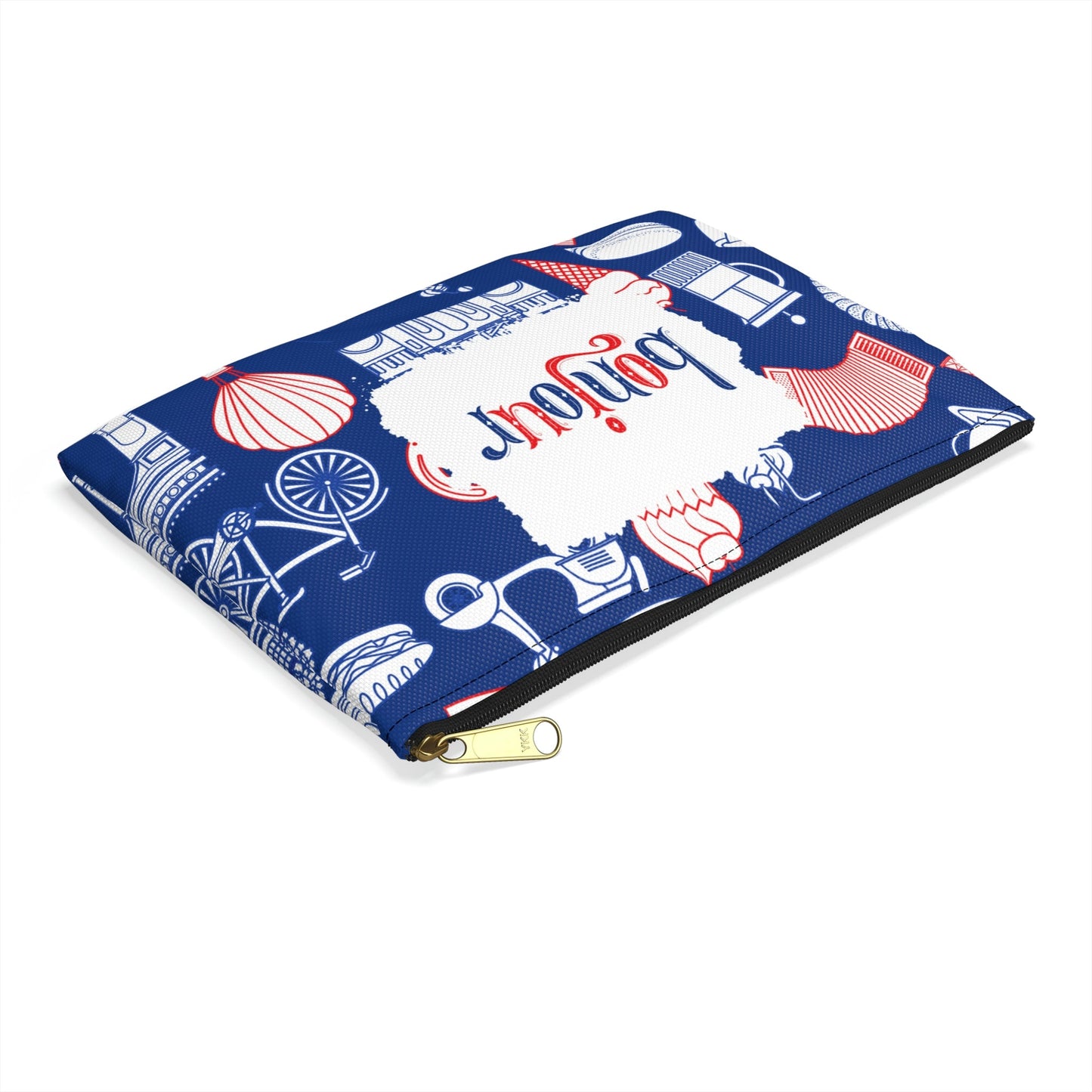 French Accessory Pouch, Bonjour Bag Atlas Wanderlust