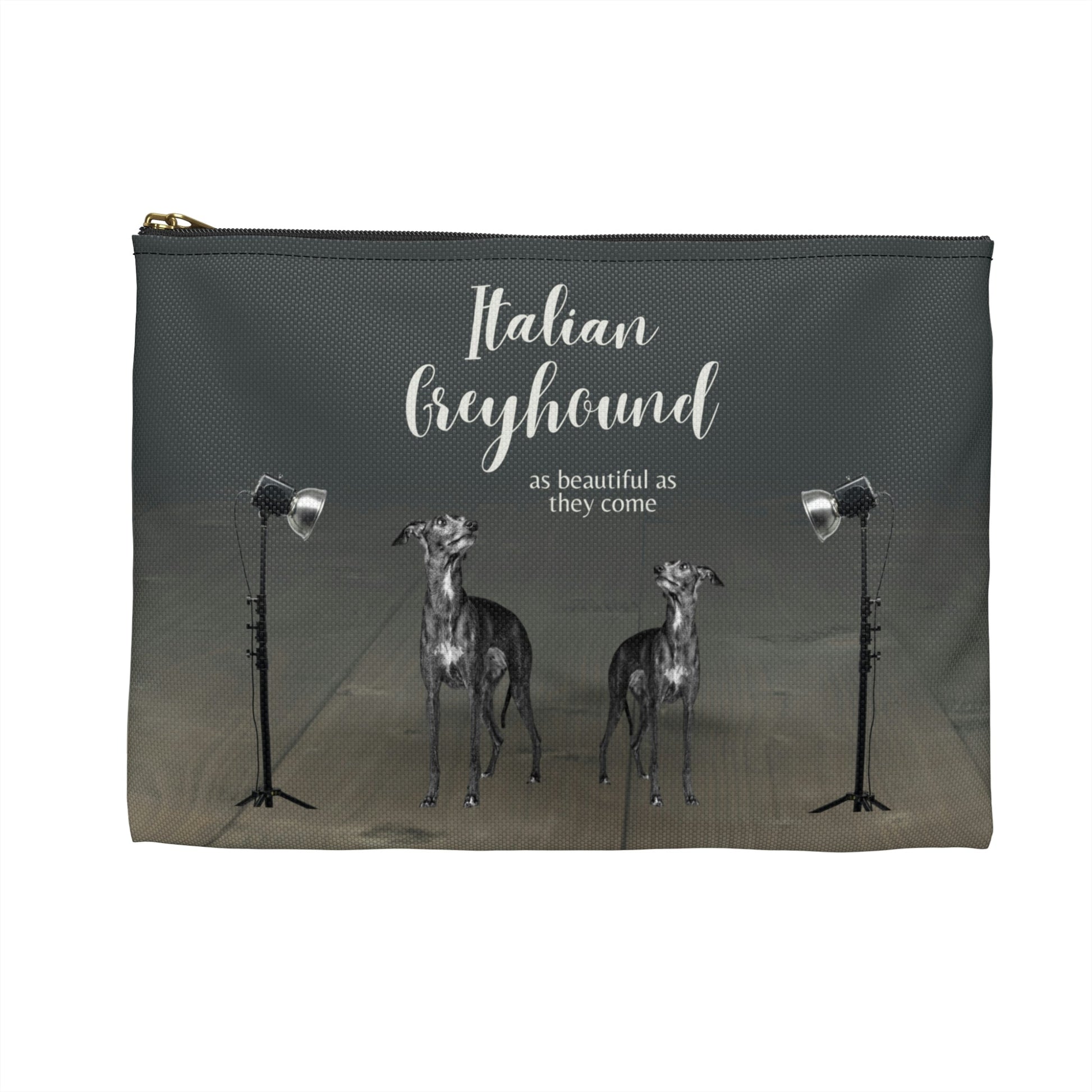Italian Greyhound Accessory Pouch, Photo Shoot Bag Atlas Wanderlust