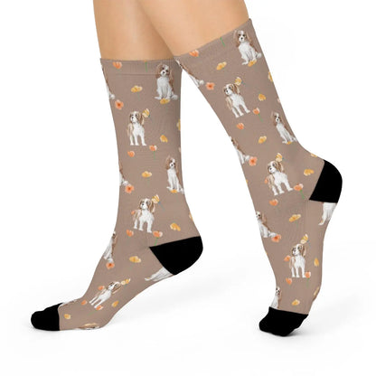 King Charles Cavalier Socks | Charles Spaniel Socks | The Dapper Dogg